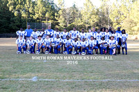 North Rowan Middle School 7th grade Football 2016